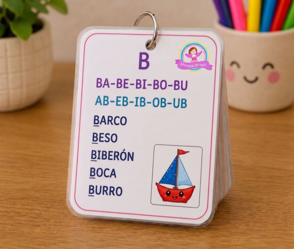 Llavero de Sílabas Directas e Inversas